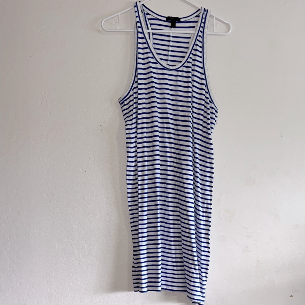 Striped Racerback Cotton Dress